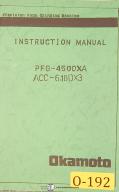 Okamoto-Okamoto PFG-450DXA ACC-6.18DX3, Form Grinding Machine, Instructions Manual-ACC-6.18DX3-PFG-450 DXA-01